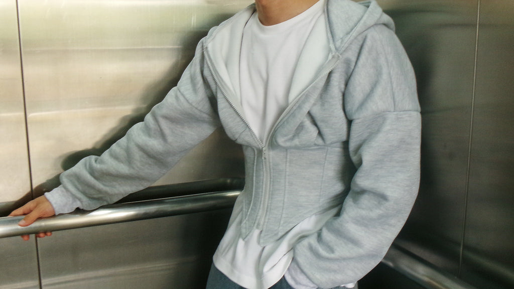 Corset Zipper Hoodie